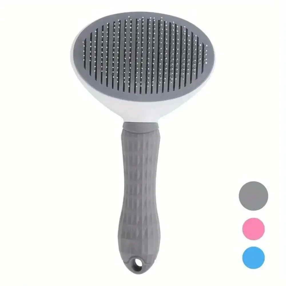 One-Click Pet Hair Removal Comb for Effortless Grooming of Dogs and Cats - Float